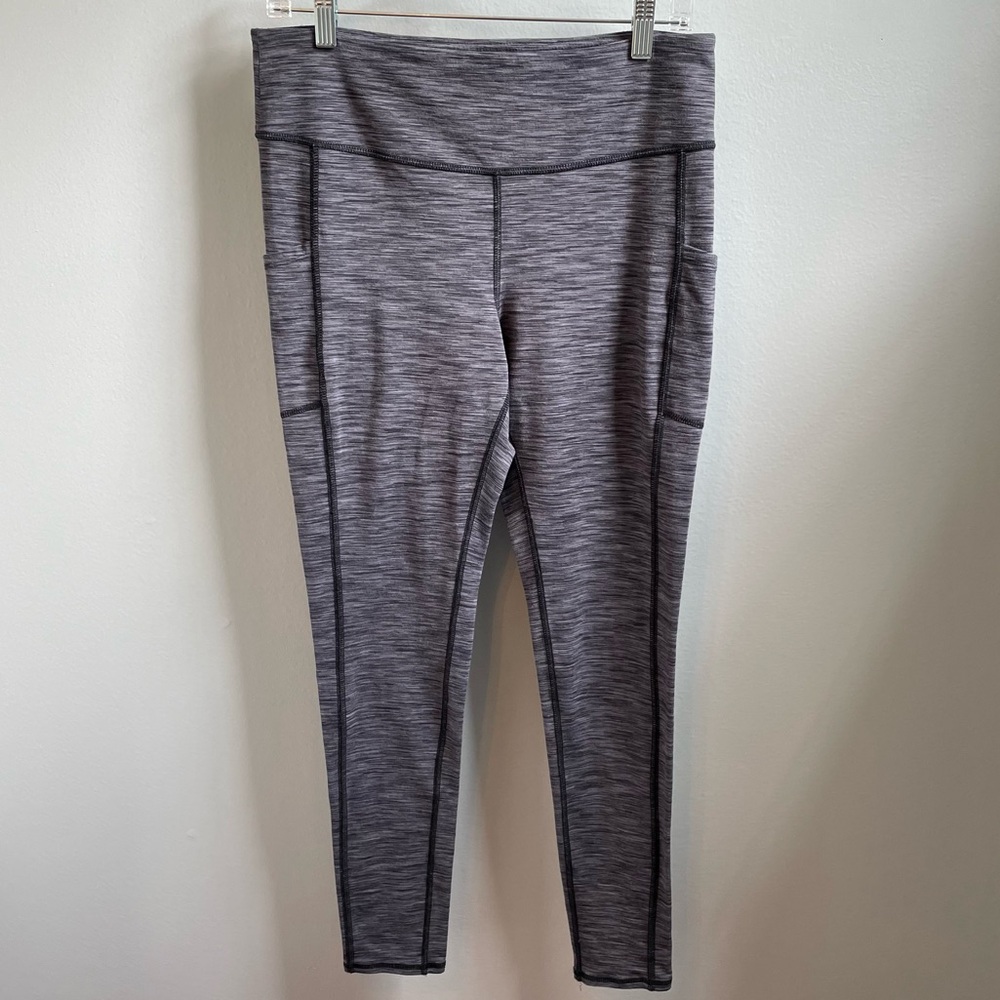 J Jill Fit Performance Leggings Tights Size S Tall Charcoal Grey
